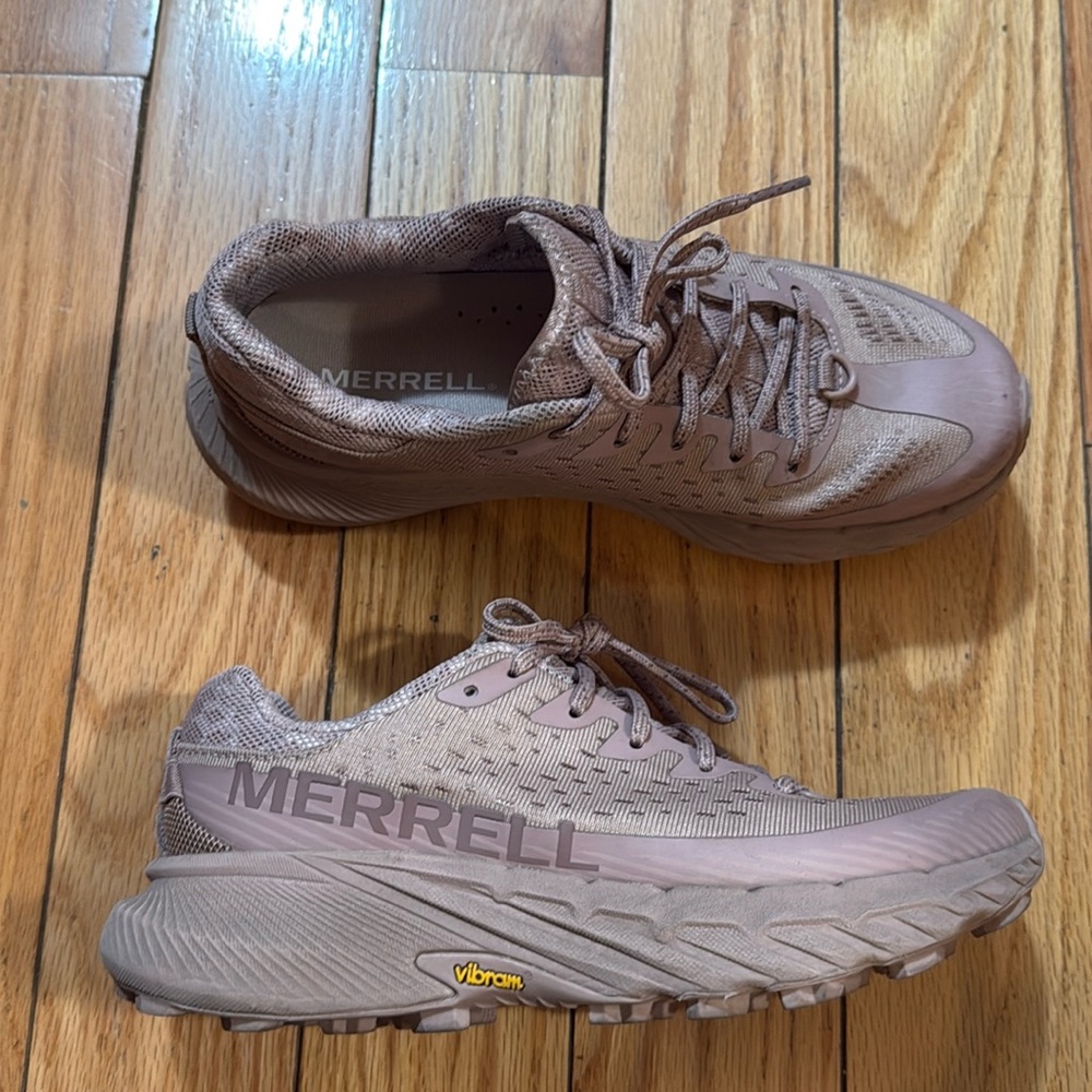 Merrell Agility Peak 5 Adobe Rose Pink Size 6M